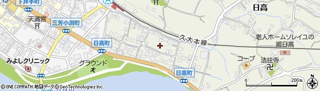 大分県日田市日高1413周辺の地図