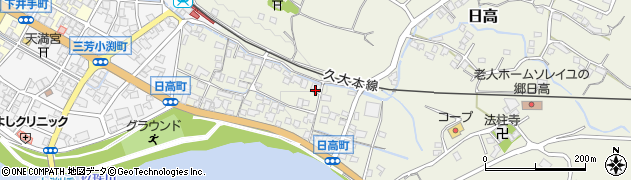 大分県日田市日高1431周辺の地図