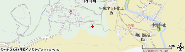 大分県日田市内河野135周辺の地図