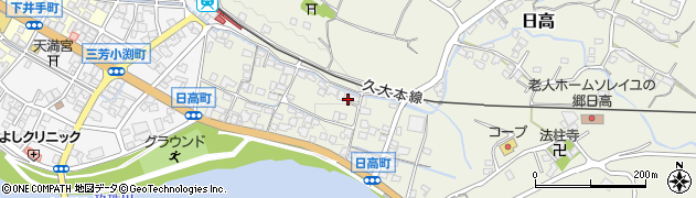 大分県日田市日高1113周辺の地図