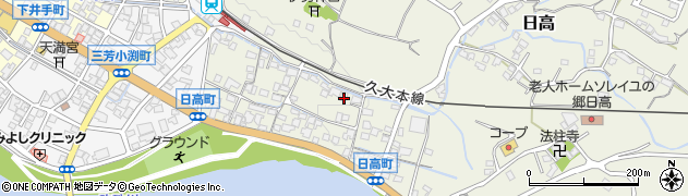 大分県日田市日高1430周辺の地図