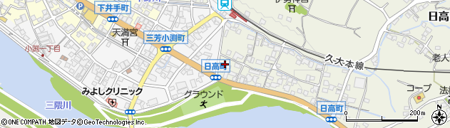 大分県日田市日高1345周辺の地図