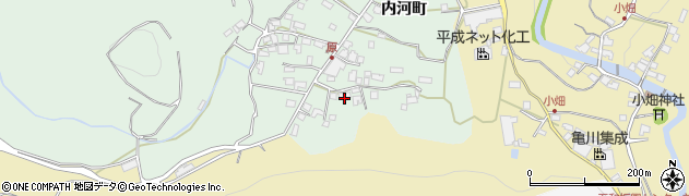 大分県日田市内河野163周辺の地図