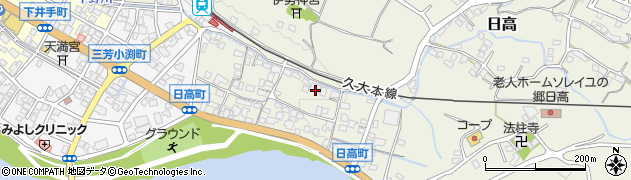 大分県日田市日高1414周辺の地図