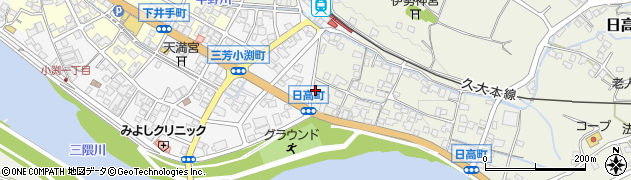 大分県日田市日高1333周辺の地図