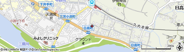 大分県日田市日高1409周辺の地図