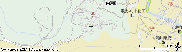 大分県日田市内河野166周辺の地図