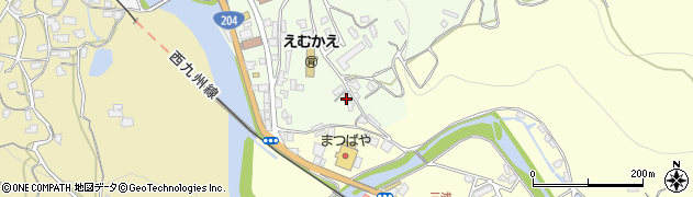 長崎県佐世保市江迎町長坂4周辺の地図
