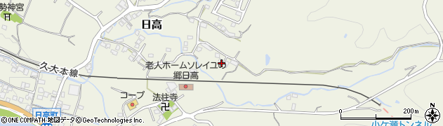 大分県日田市日高1859周辺の地図