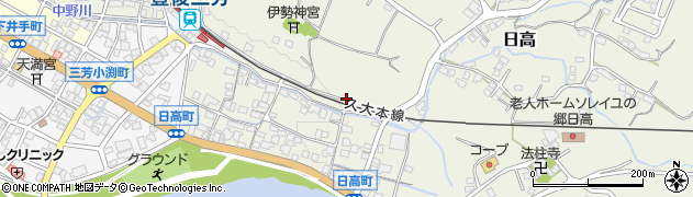 大分県日田市日高1481周辺の地図