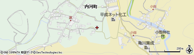 大分県日田市内河野101周辺の地図
