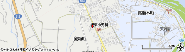 大分県日田市誠和町466周辺の地図