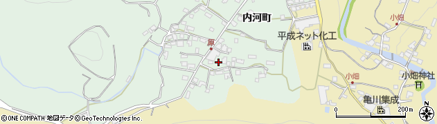 大分県日田市内河野88周辺の地図