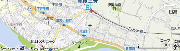 大分県日田市日高1343周辺の地図