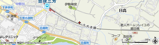 大分県日田市日高1482周辺の地図