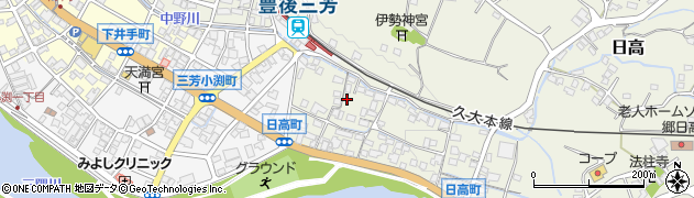 大分県日田市日高1361周辺の地図