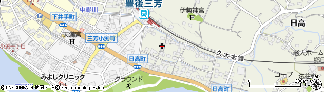 大分県日田市日高1353周辺の地図