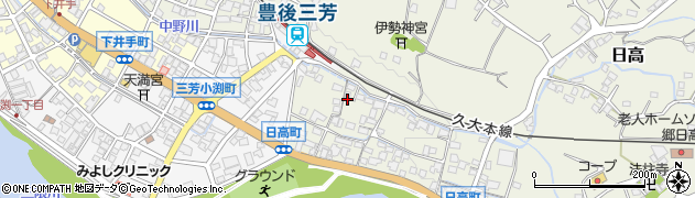 大分県日田市日高1358周辺の地図
