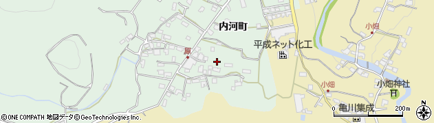 大分県日田市内河野84周辺の地図