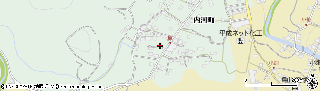 大分県日田市内河野227周辺の地図