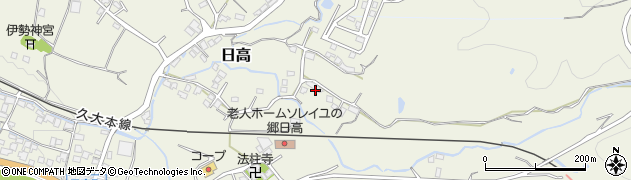 大分県日田市日高1846周辺の地図