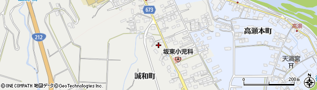 大分県日田市誠和町349周辺の地図