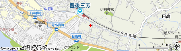 大分県日田市日高1355周辺の地図