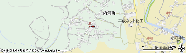 大分県日田市内河野86周辺の地図