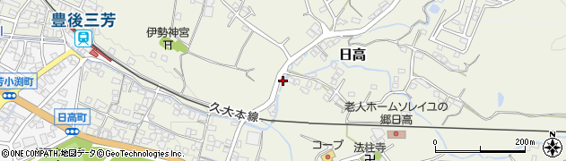 大分県日田市日高1573周辺の地図