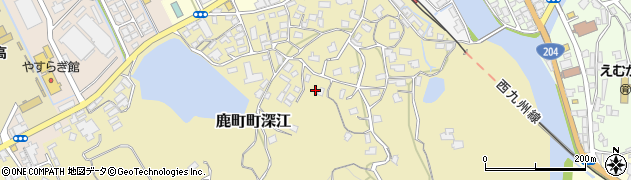 長崎県佐世保市鹿町町深江270周辺の地図