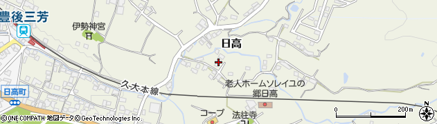 大分県日田市日高1588周辺の地図