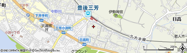 大分県日田市日高1338周辺の地図