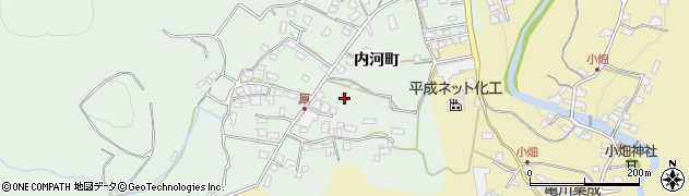 大分県日田市内河野81周辺の地図