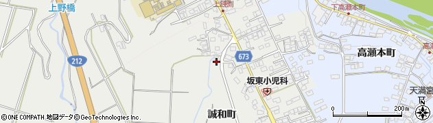 大分県日田市誠和町337周辺の地図