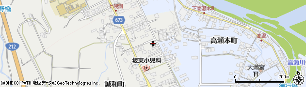 大分県日田市誠和町470周辺の地図