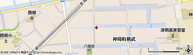 佐賀県神埼市神埼町横武1243周辺の地図