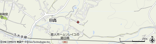 大分県日田市日高1835周辺の地図
