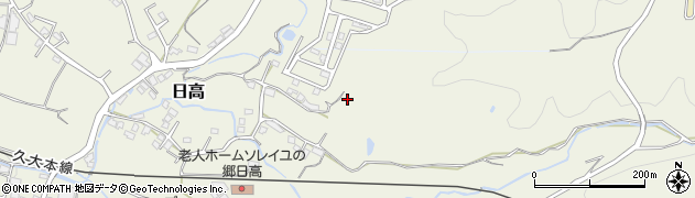 大分県日田市日高1824周辺の地図