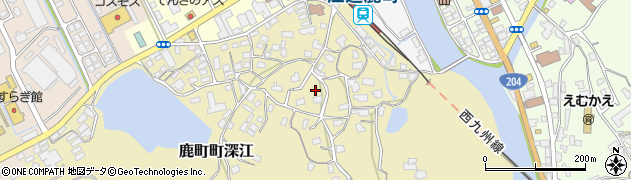 長崎県佐世保市鹿町町深江280周辺の地図