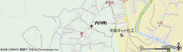 大分県日田市内河野56周辺の地図