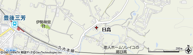 大分県日田市日高1581周辺の地図