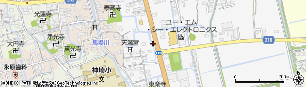 クリーニングのきょくとう神埼店周辺の地図