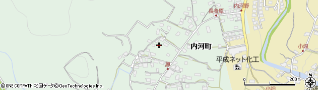 大分県日田市内河野263周辺の地図