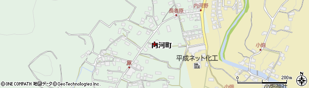 大分県日田市内河野57周辺の地図