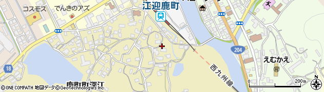 長崎県佐世保市鹿町町深江28周辺の地図