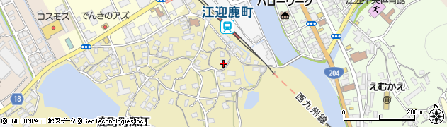 長崎県佐世保市鹿町町深江25周辺の地図