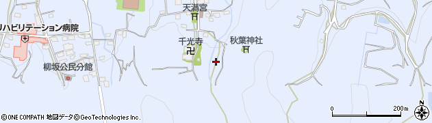 福岡県久留米市山本町周辺の地図