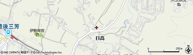 大分県日田市日高1616周辺の地図