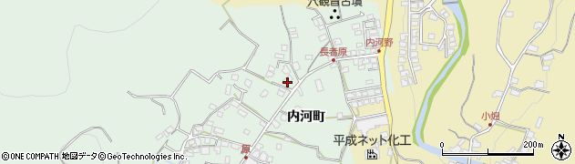 大分県日田市内河野61周辺の地図