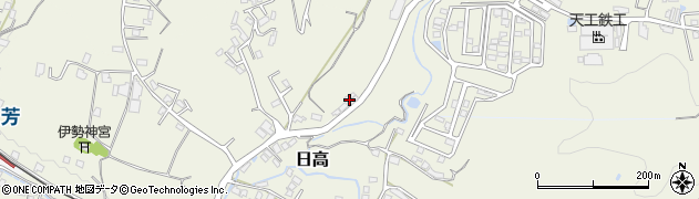 大分県日田市日高1636周辺の地図